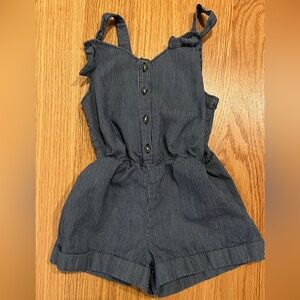 Tea collection one piece coverall, railroad stripe.